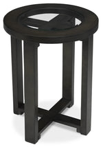 Emma End Table - Charcoal Grey