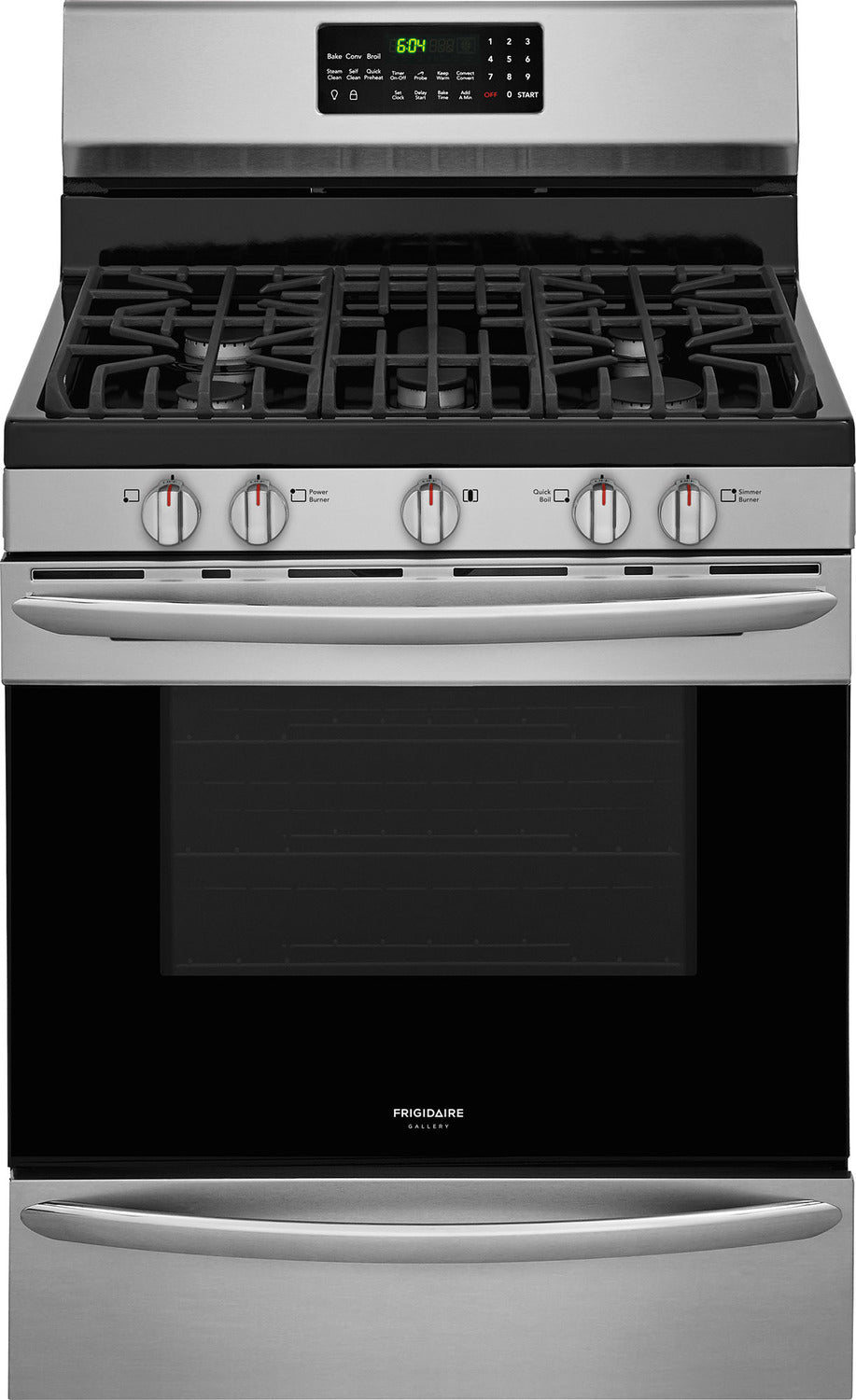 Frigidaire Gallery Stainless Steel True Convection Freestanding Gas Range (5.0 Cu. Ft.) - FGGF3059TF