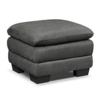 Kelleher Ottoman - Charcoal