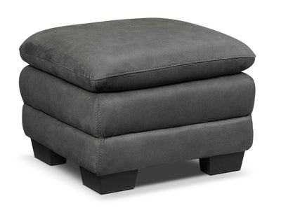 Kelleher Ottoman - Charcoal