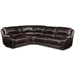 Santorini 5-Piece Power Reclining Sectional - Walnut