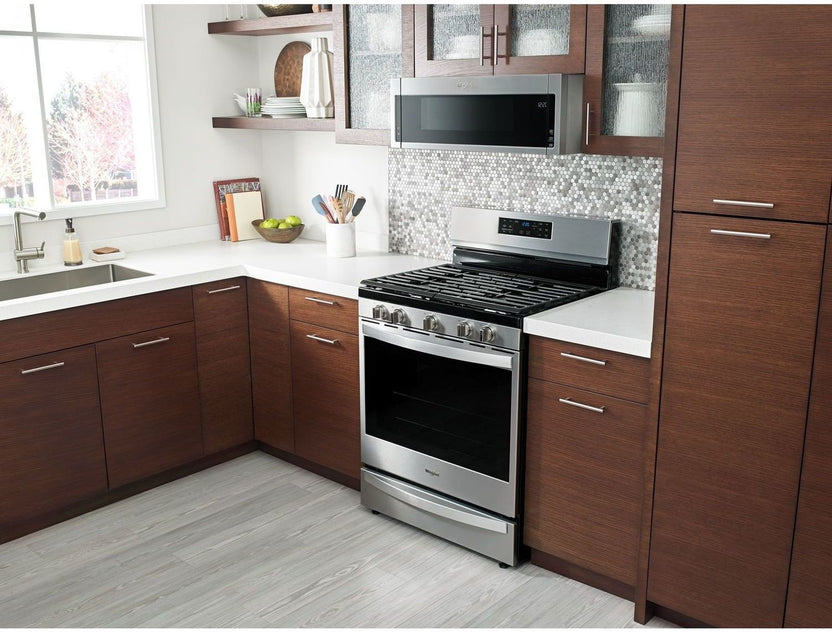 Whirlpool Stainless Steel OvertheRange Microwave and Hood Combination