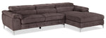 Aidhan 2-Piece Sectional with Right-Facing Chaise - Chocolate