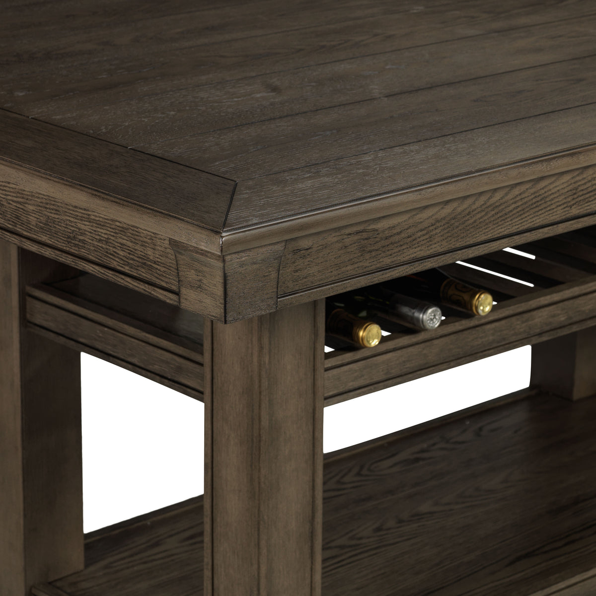 Bilboa 7Piece Counter Height Dining Set with 2 Counter Backless Stools