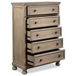 Windchester 5 Drawer Chest - Grey