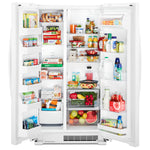 Whirlpool White Side-by-Side Refrigerator (25 Cu. Ft.) - WRS315SNHW