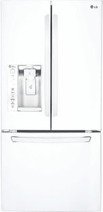 LG White French Door Refrigerator (24 Cu. Ft.) - LFXS24623W