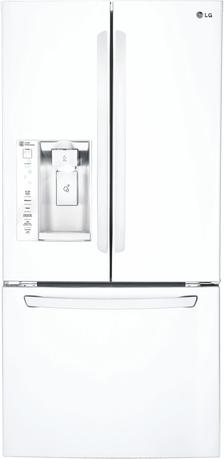 LG White French Door Refrigerator (24 Cu. Ft.) - LFXS24623W
