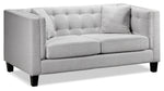 Astin Sofa and Loveseat Set - Grey