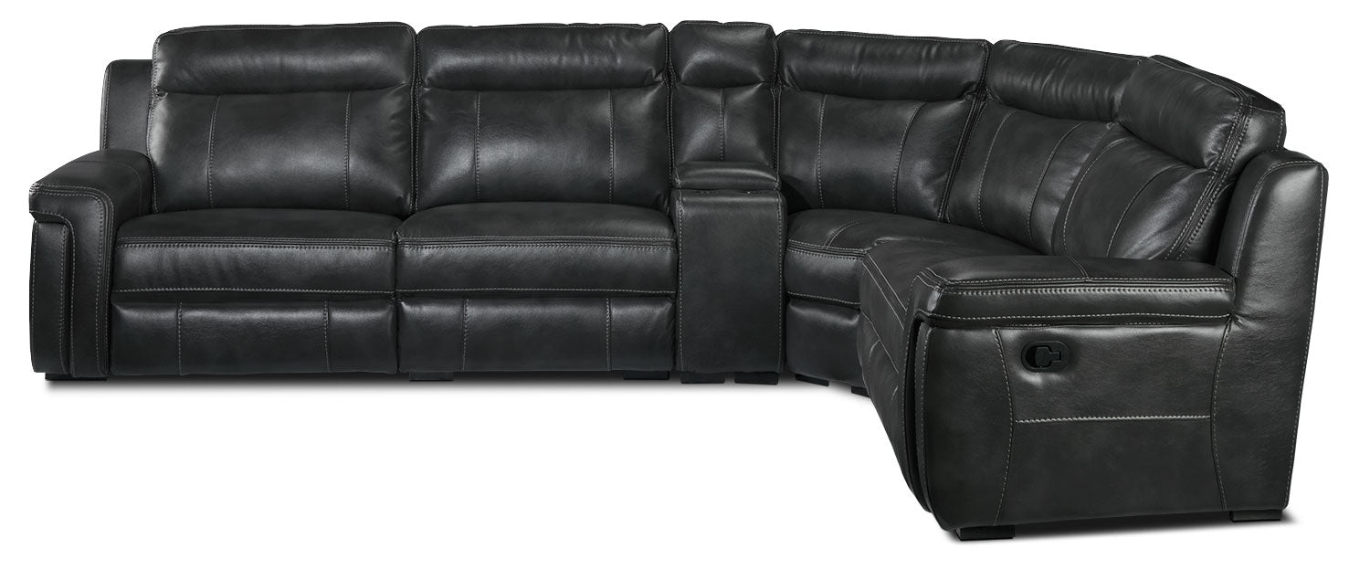 Bolero 5-Piece Reclining Sectional - Grey
