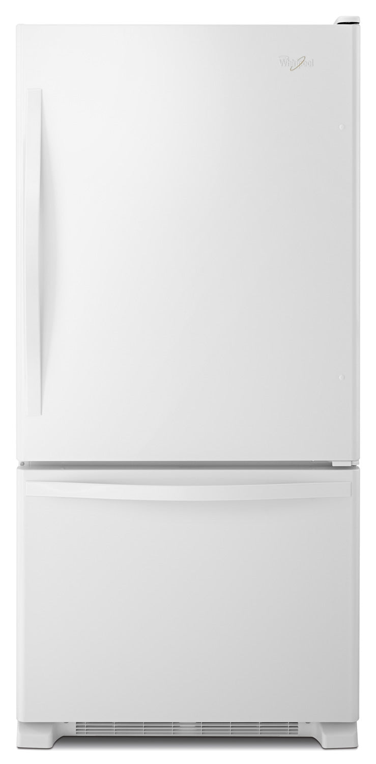 Whirlpool White Bottom-Freezer Refrigerator (18.4 Cu. Ft.) - WRB329DFBW