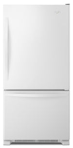 Whirlpool 30" 18.4 Cu. Ft. White Bottom-Freezer Refrigerator - WRB329DFBW