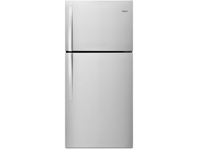 Whirlpool Metallic Steel Top-Freezer Refrigerator (19 Cu. Ft.) - WRT519SZDG