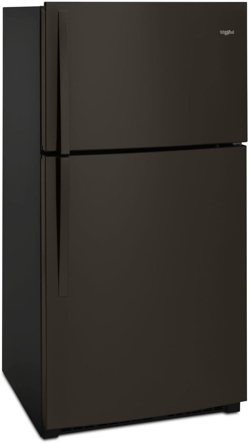 Whirlpool Black Stainless Steel Top-Freezer Refrigerator (21 Cu. Ft.) - WRT541SZHV