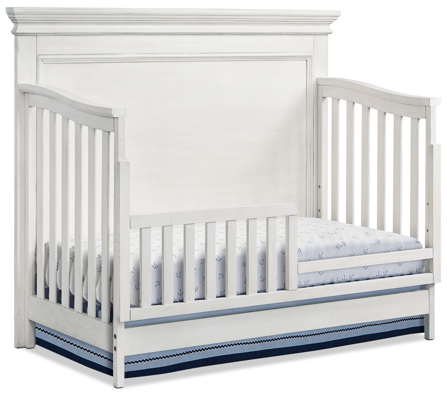 Riley Toddler Rail - Brushed White