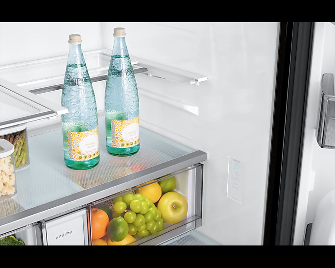 Samsung BESPOKE 36" French-Door Refrigerator with Autofill Pitcher (Without Panels) (30.1 Cu.Ft.) - RF30BB6200APAA
