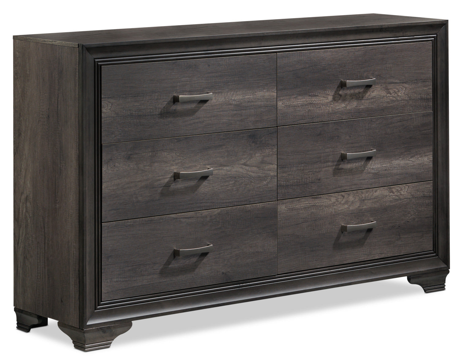Sophie 6-Drawer Dresser - Weathered Grey