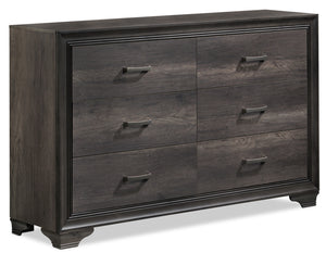 Sophie 6 Drawer Dresser - Weathered Grey