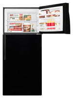 Whirlpool 28" 14.3 Cu. Ft. Black Top-Freezer Refrigerator - WRT314TFDB