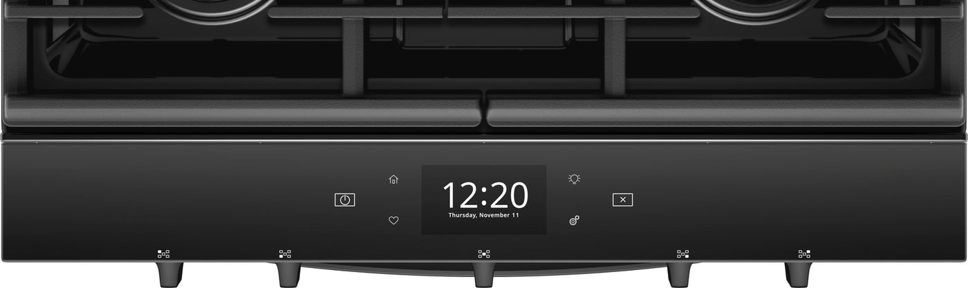 Whirlpool Black Slide-In Gas True Convection Range (5.8 Cu. Ft.) - WEG750H0HB