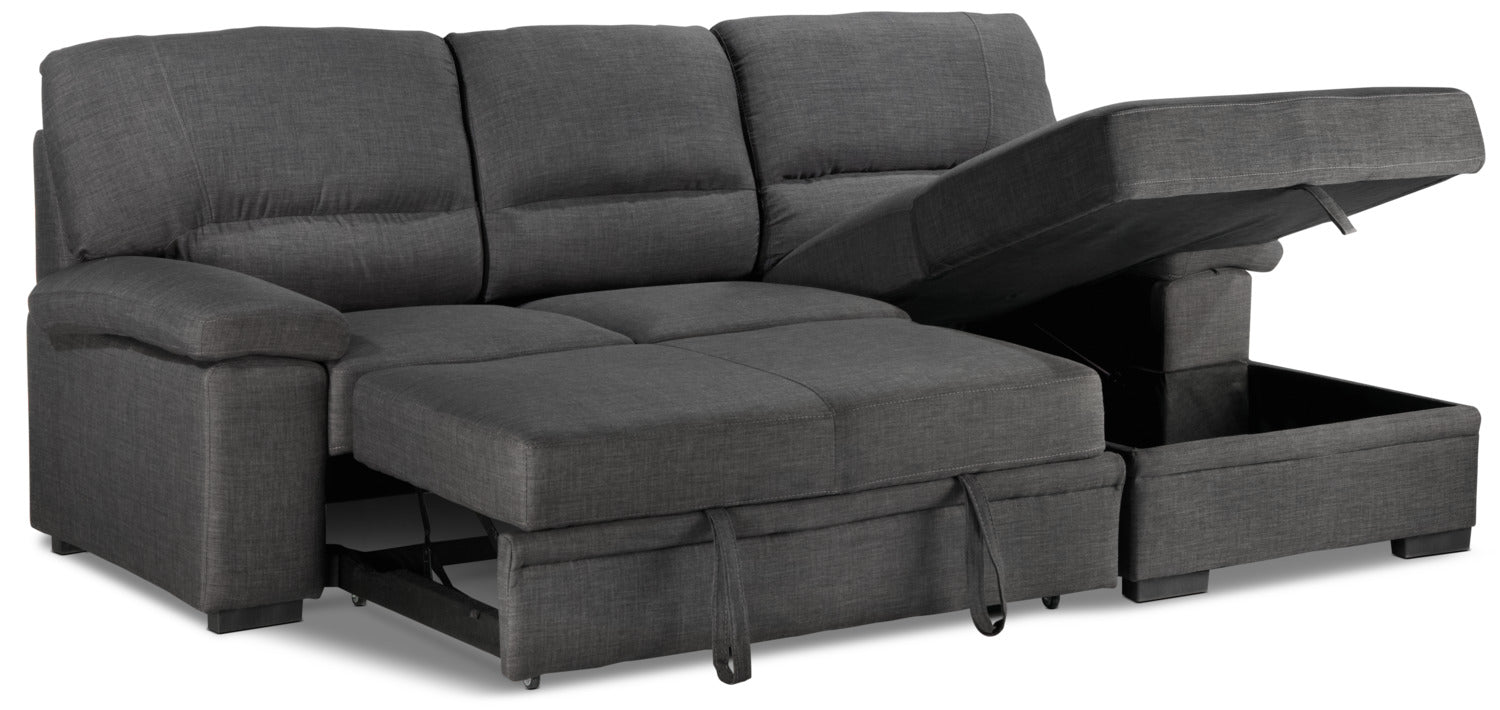 Tessaro Pop-Up Sofa Bed - Charcoal