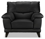 Braylon Leather Chair - Classic Black