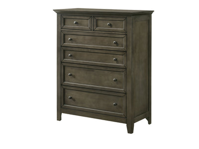 San Mateo 6 Drawer Chest - Pewter