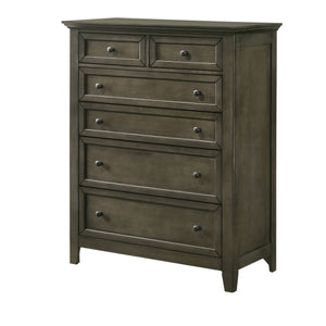 San Mateo 6 Drawer Chest - Pewter