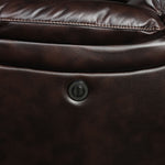 Santorini 5-Piece Power Reclining Sectional - Walnut