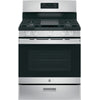 GE Stainless Steel Freestanding Gas Range (5.0 Cu. Ft.) - JCGBS66SEKSS