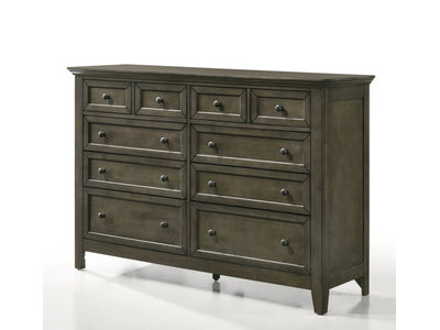 San Mateo 10 Drawer Dresser - Pewter