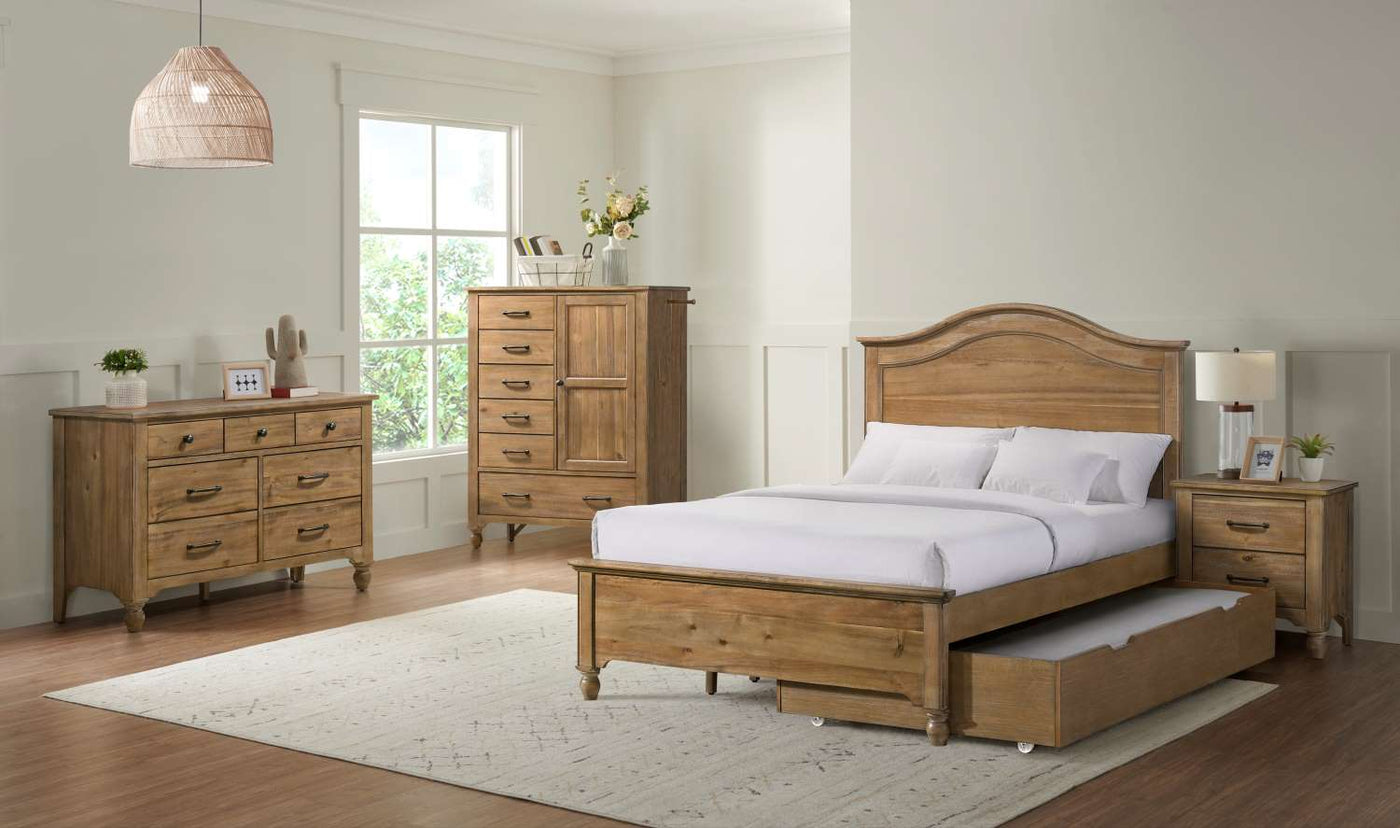 Highland 3-Piece Full Bed - Sand Dune