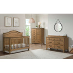 Highland Convertible Contour Crib - Sand Dune