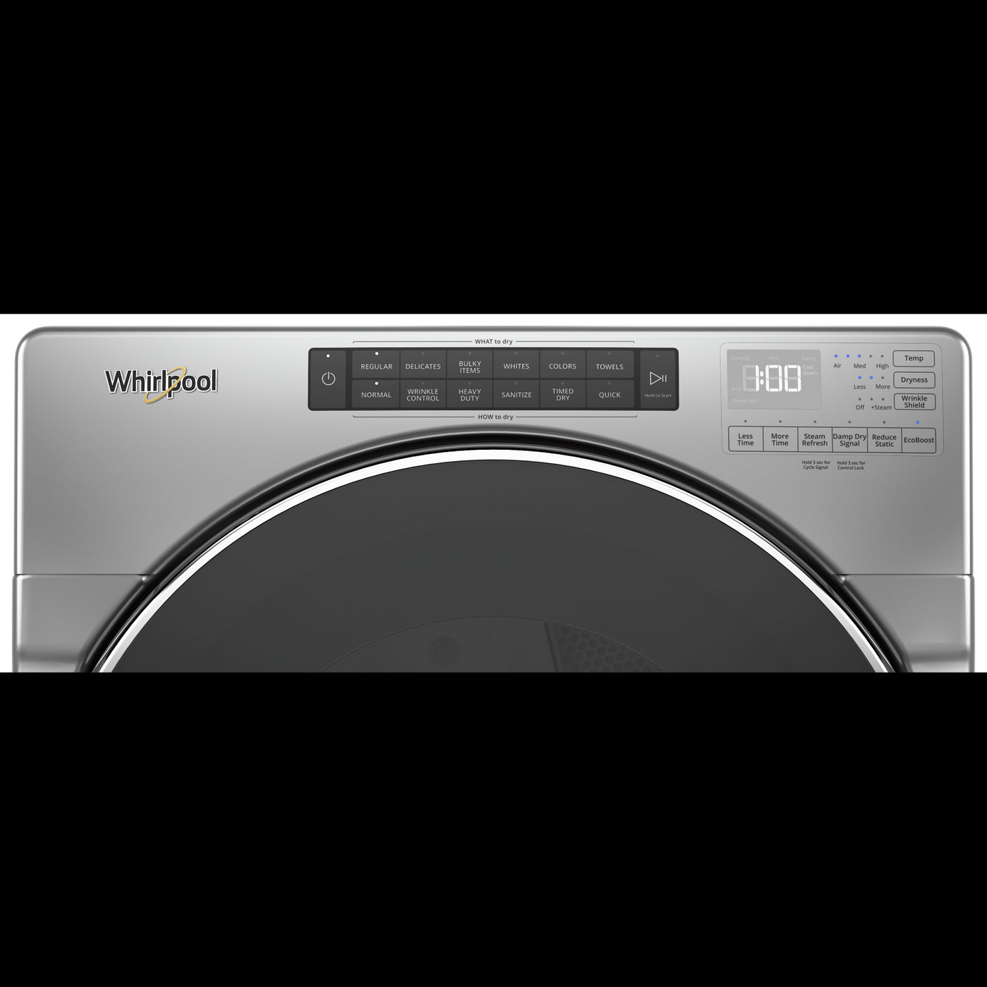Whirlpool Chrome Shadow Electric Dryer (7.4 Cu.Ft.) - YWED6620HC