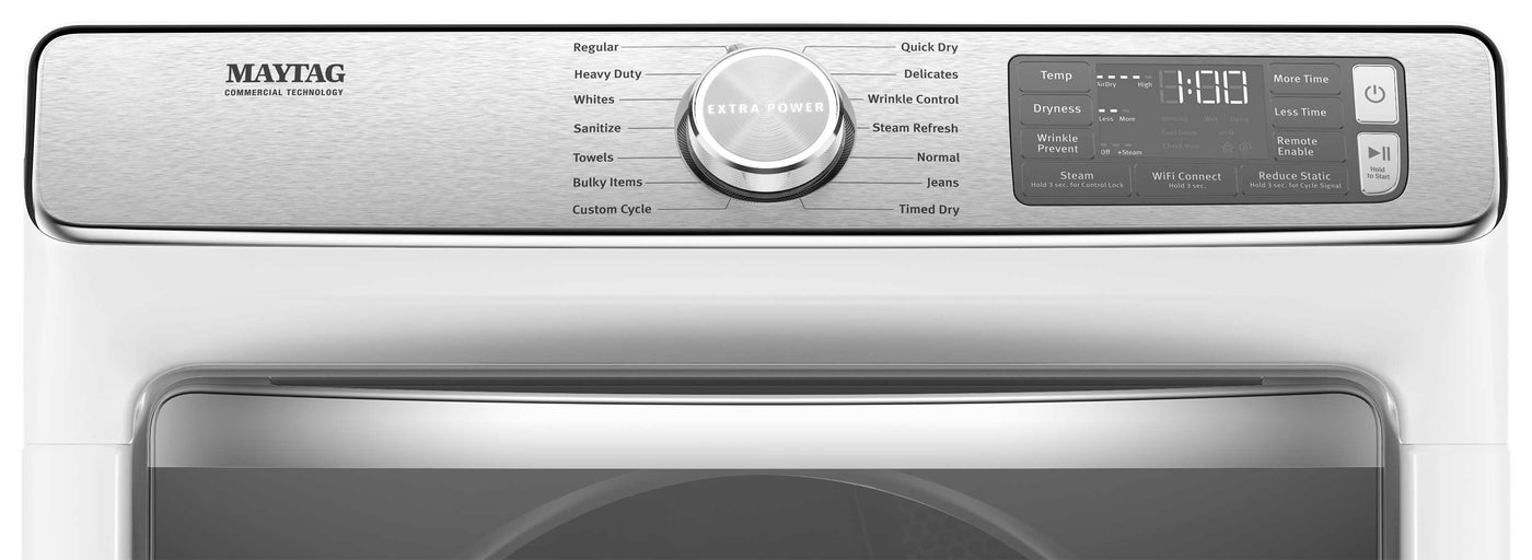 Maytag White Electric Dryer (7.3 C. Ft.) - YMED8630HW