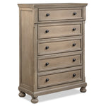 Windchester 5 Drawer Chest - Grey