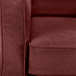Agnes Sofa and Loveseat Set - Merlot