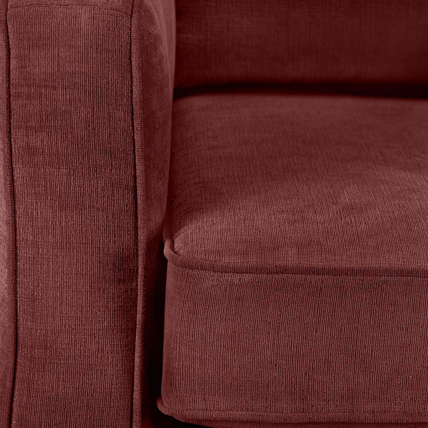 Agnes Sofa and Loveseat Set - Merlot