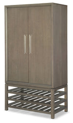 Rachael Ray Highline Bar Cabinet - Greige