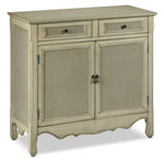 Beasley Accent Cabinet with Drawers - Antique White and Grey