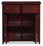 Ankara Accent Cabinet  - Red