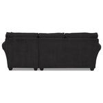 Althea 2-Piece Sectional with Right-Facing Chaise - Black