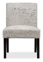 Mariette Accent Chair - Scroll White