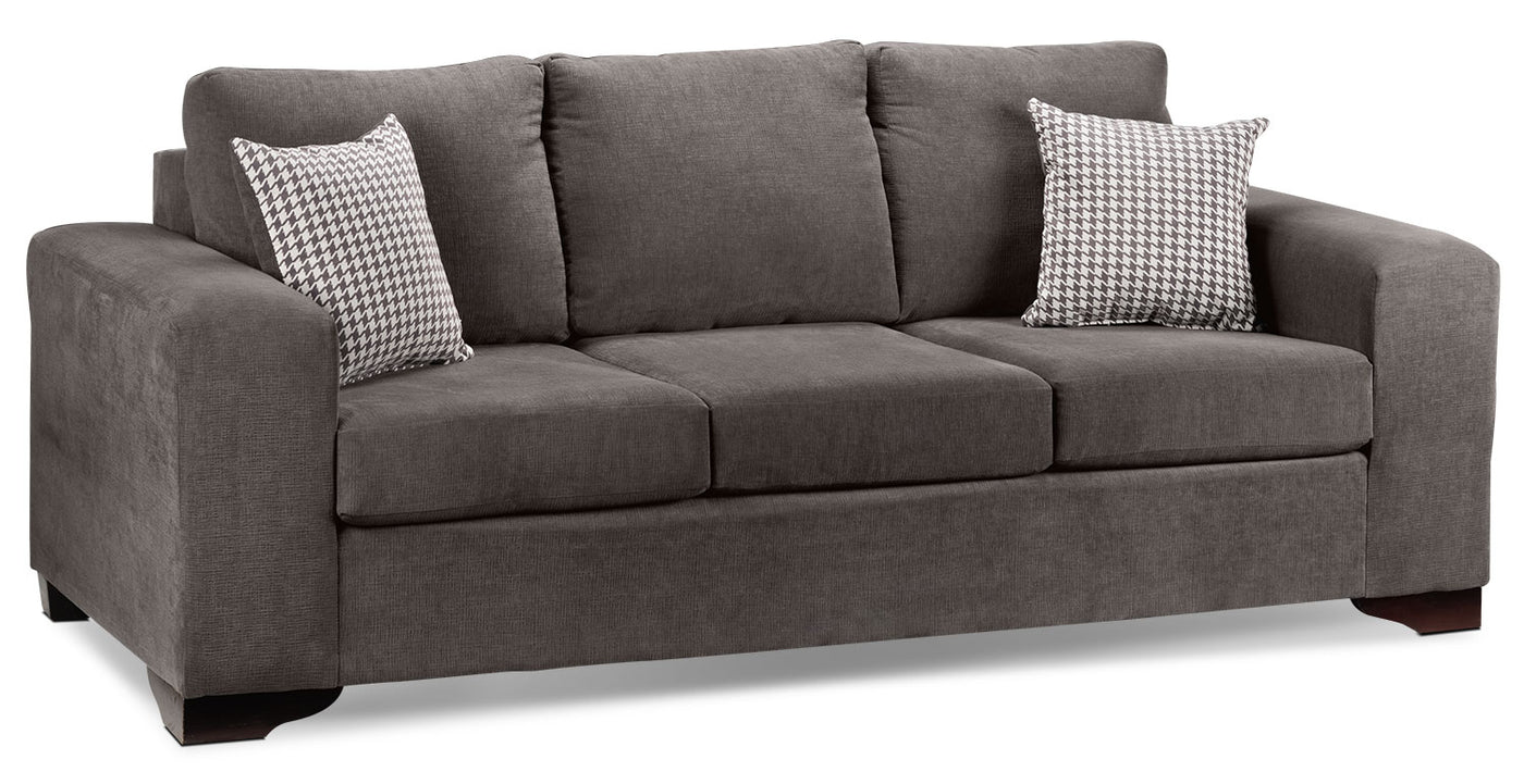 Fava 3 Pc. Living Room Package - Grey