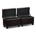 Paloma 3-Piece Ottoman - Chocolate