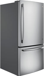 GE Stainless Steel BOTTOM-FREEZER REFRIGERATOR (20.9 CU. FT.) - GDE21DSKSS
