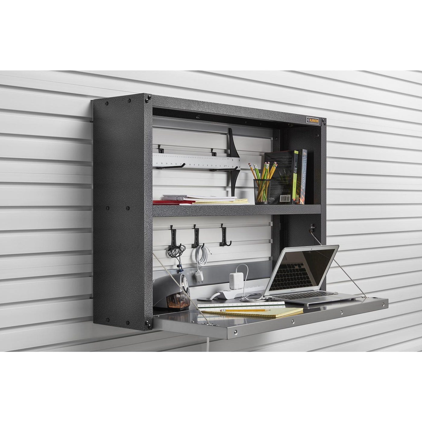 Gladiator Silver Tread Ready-to-Assemble Foldaway Work Station - GAFS42KDJG