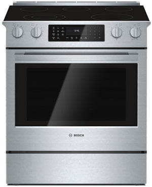 Bosch Stainless Steel Slide-In Electric Convection Range (4.6 Cu. Ft.) - HEI8054C