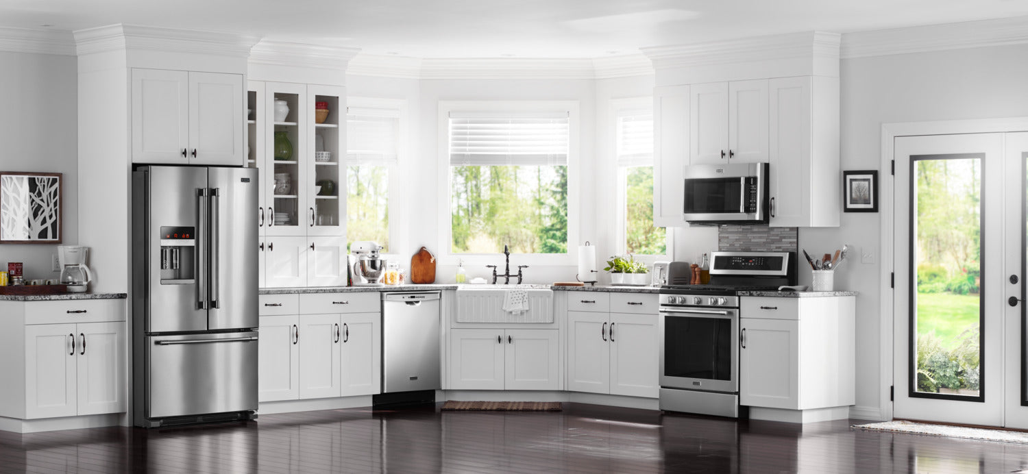 Maytag 35.6" 25 Cu. Ft. Stainless Steel French Door Refrigerator - MFI2570FEZ