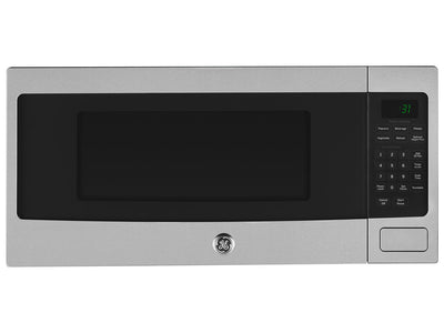 GE Profile Stainless Steel Spacemaker Countertop Microwave (1.1 Cu. Ft.) - PEM10SFC